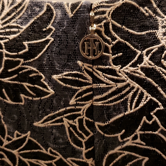 Tommy Hilfiger Floral Lace Fit & Flare Dress - Picture 5 of 6